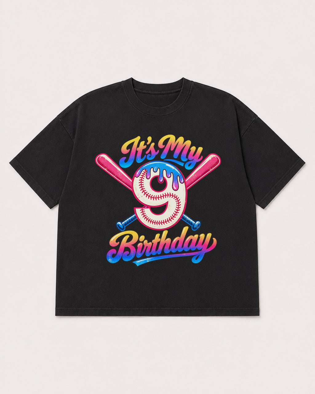 Mockup Boxy Heavyweight Tee Black product