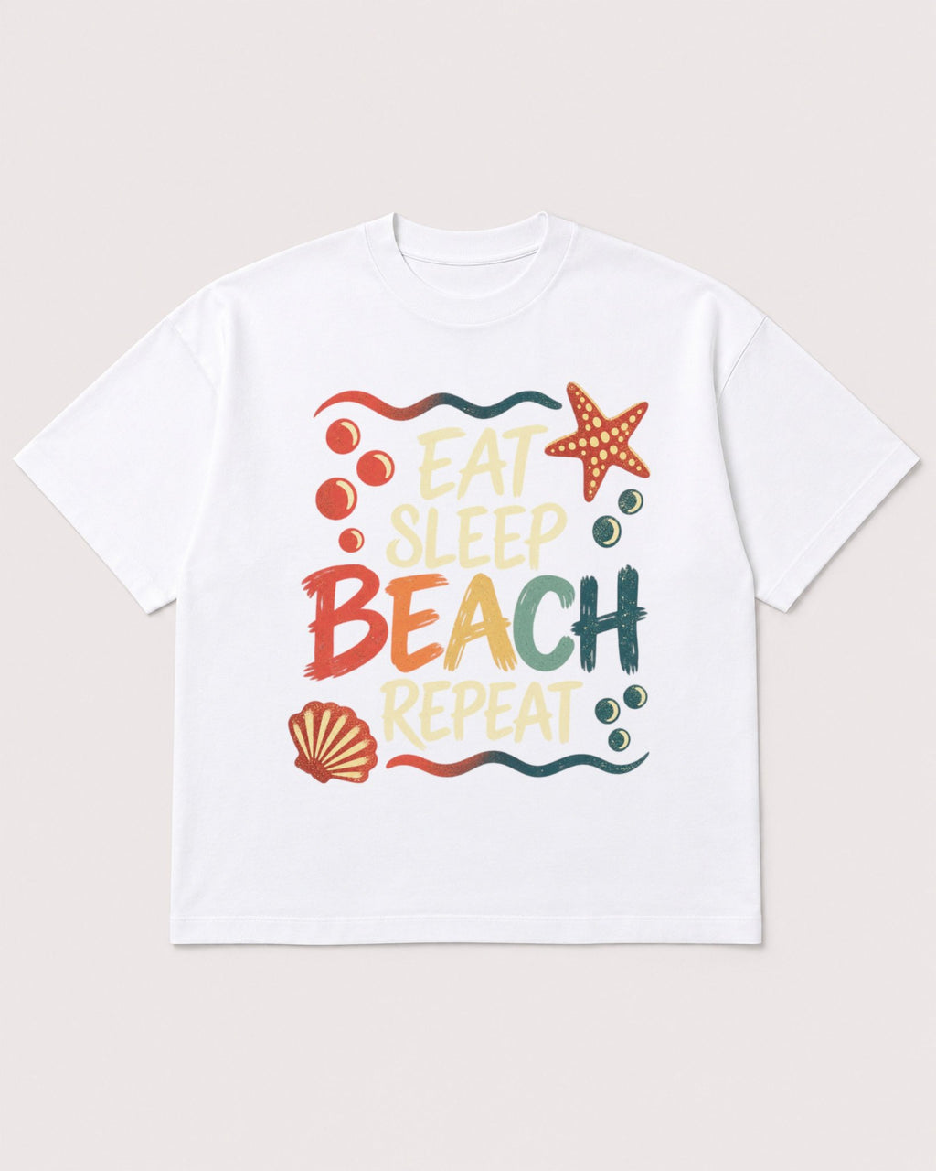 Mockup Boxy Heavyweight Tee White product