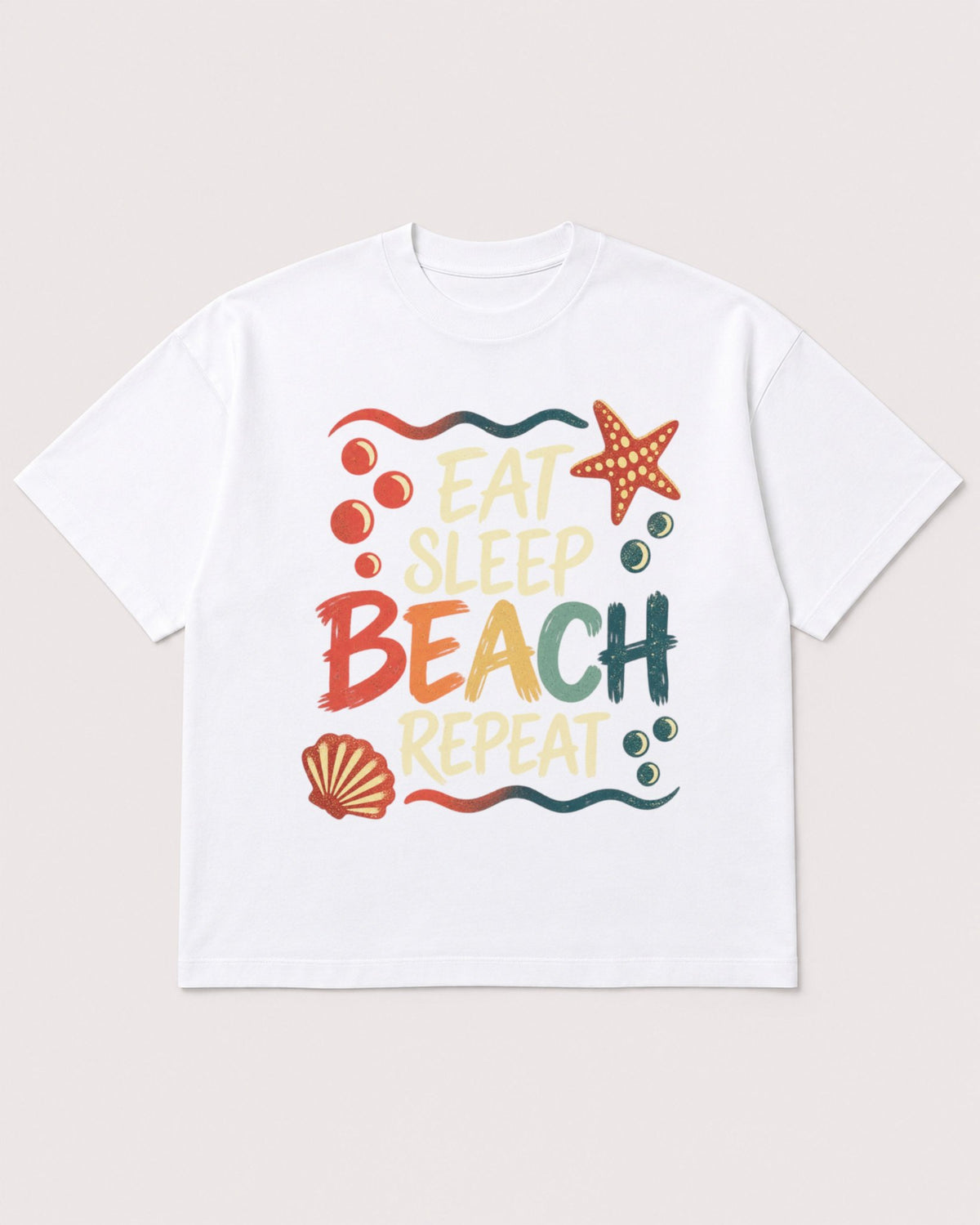 Mockup Boxy Heavyweight Tee White product