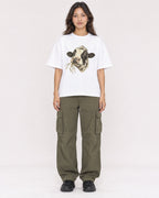 Mockup Boxy Heavyweight Tee White female full-body 02