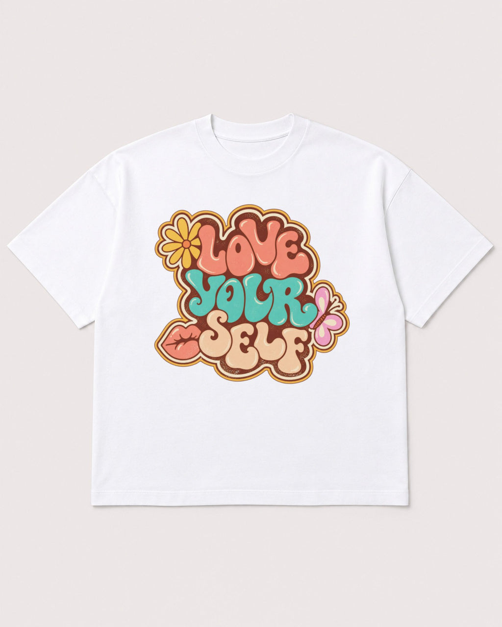 Mockup Boxy Heavyweight Tee White product