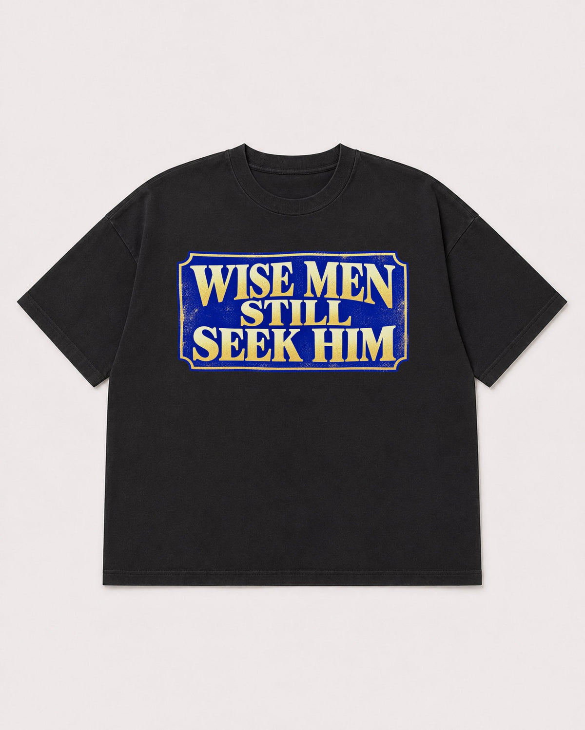 Mockup Boxy Heavyweight Tee Black product