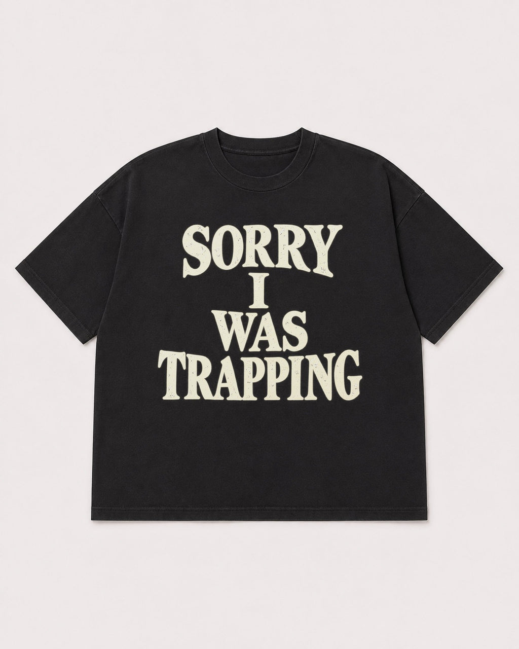 Mockup Boxy Heavyweight Tee Black product