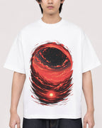 Mockup Boxy Heavyweight Tee White male close-up 11