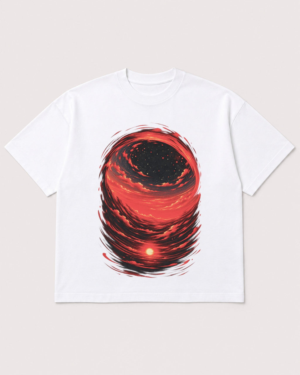 Mockup Boxy Heavyweight Tee White product
