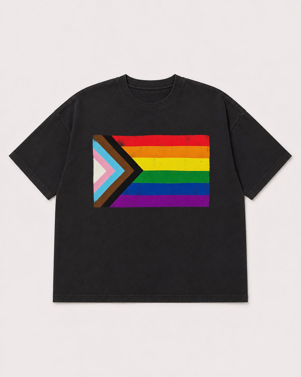 Mockup Boxy Heavyweight Tee Black product