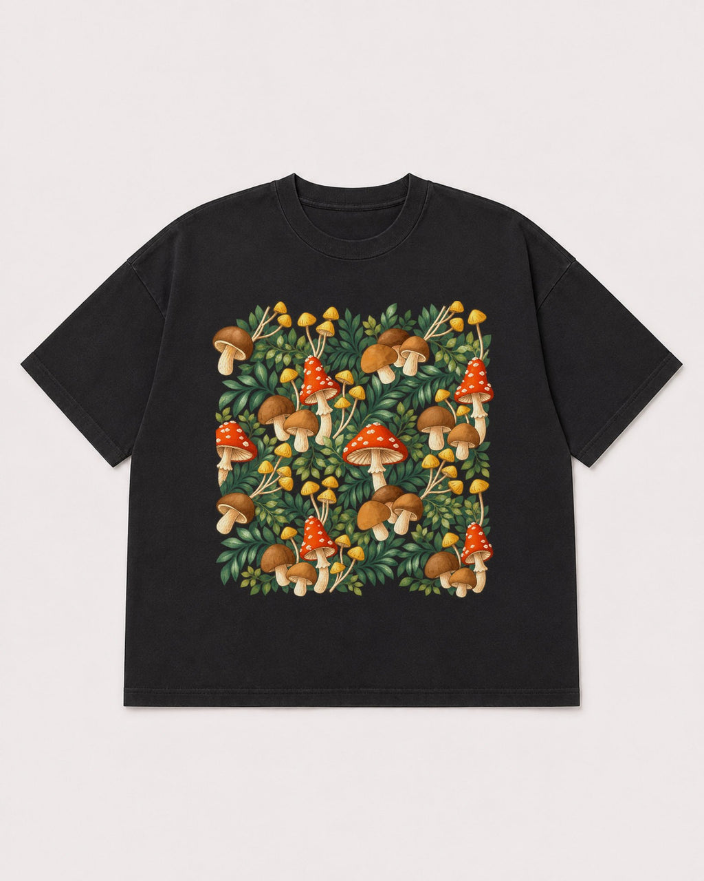 Mockup Boxy Heavyweight Tee Black product