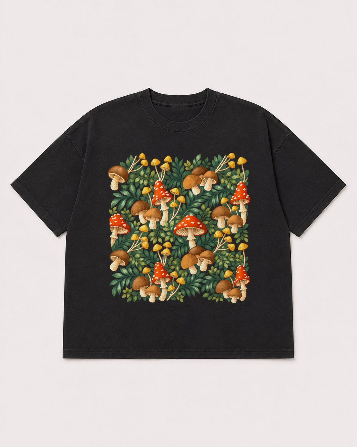 Mockup Boxy Heavyweight Tee Black product