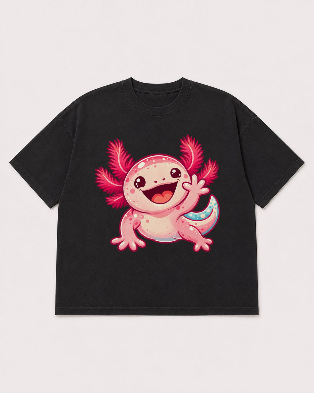 Mockup Boxy Heavyweight Tee Black product