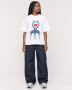 Mockup Boxy Heavyweight Tee White female full-body 04