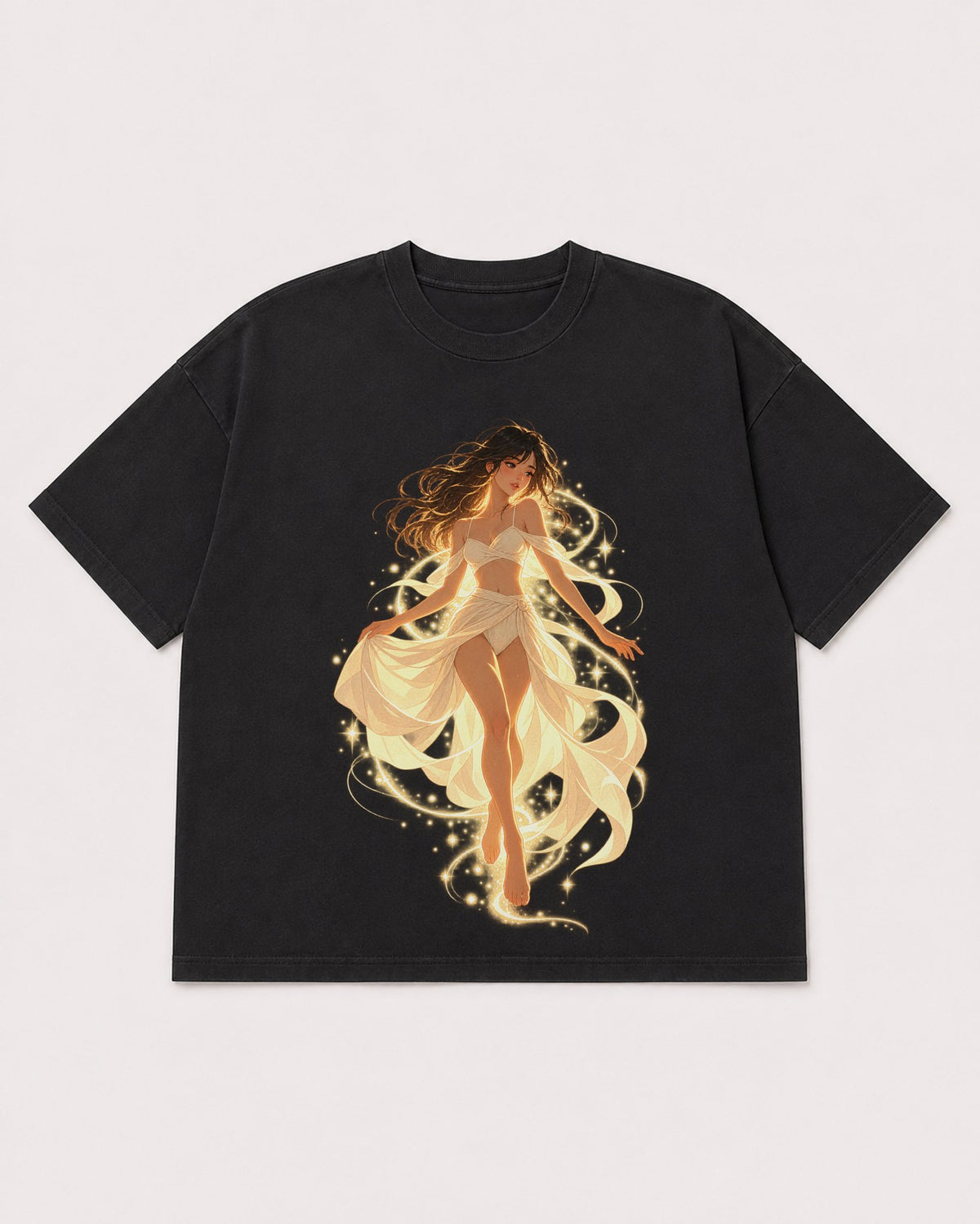 Mockup Boxy Heavyweight Tee Black product