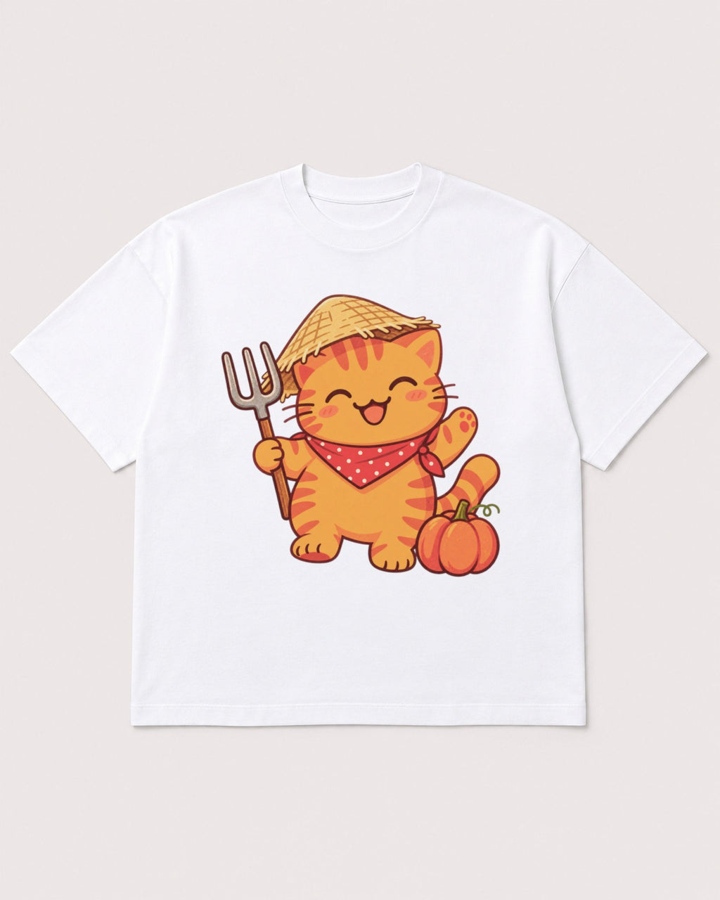 Mockup Boxy Heavyweight Tee White product