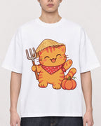 Mockup Boxy Heavyweight Tee White male close-up 01