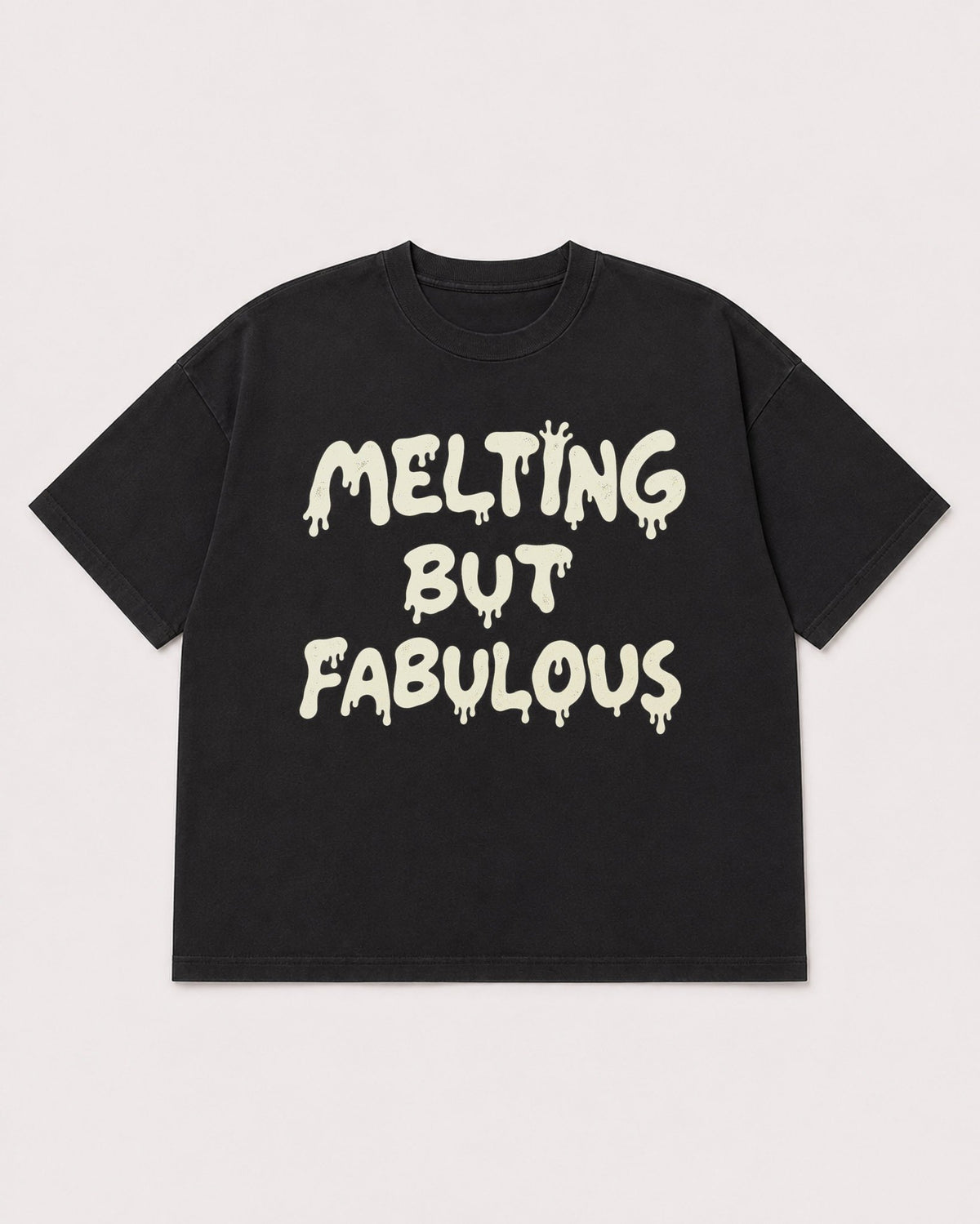 Mockup Boxy Heavyweight Tee Black product