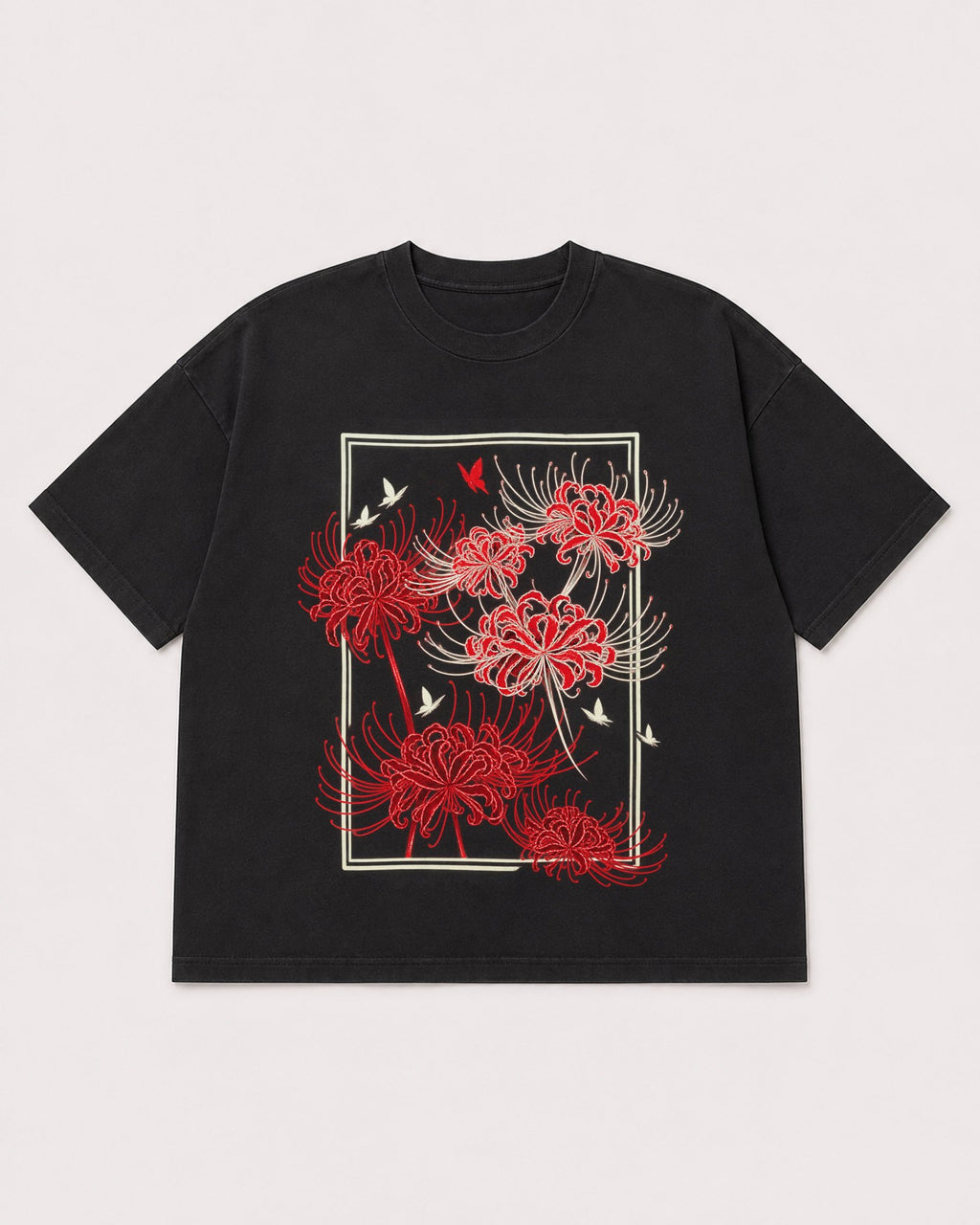 Mockup Boxy Heavyweight Tee Black product