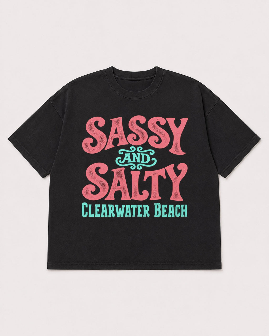 Mockup Boxy Heavyweight Tee Black product
