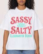 Mockup Boxy Heavyweight Tee White female close-up 05