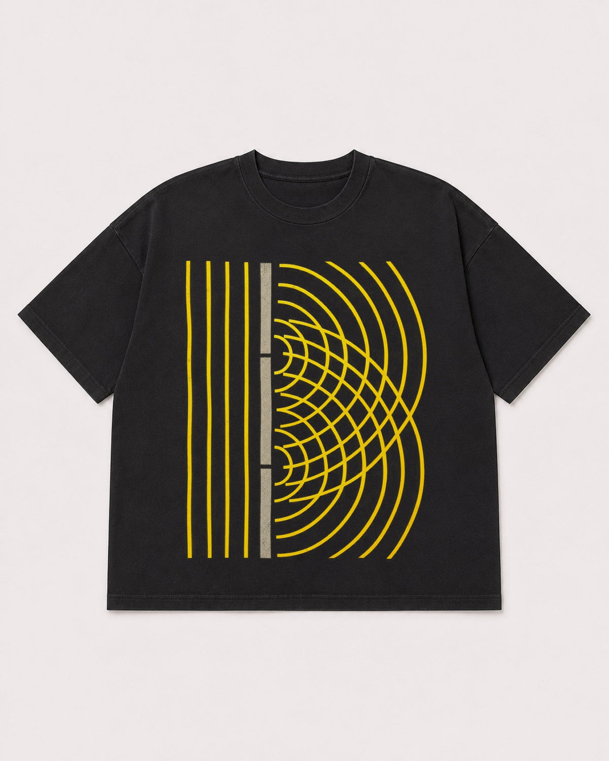 Mockup Boxy Heavyweight Tee Black product