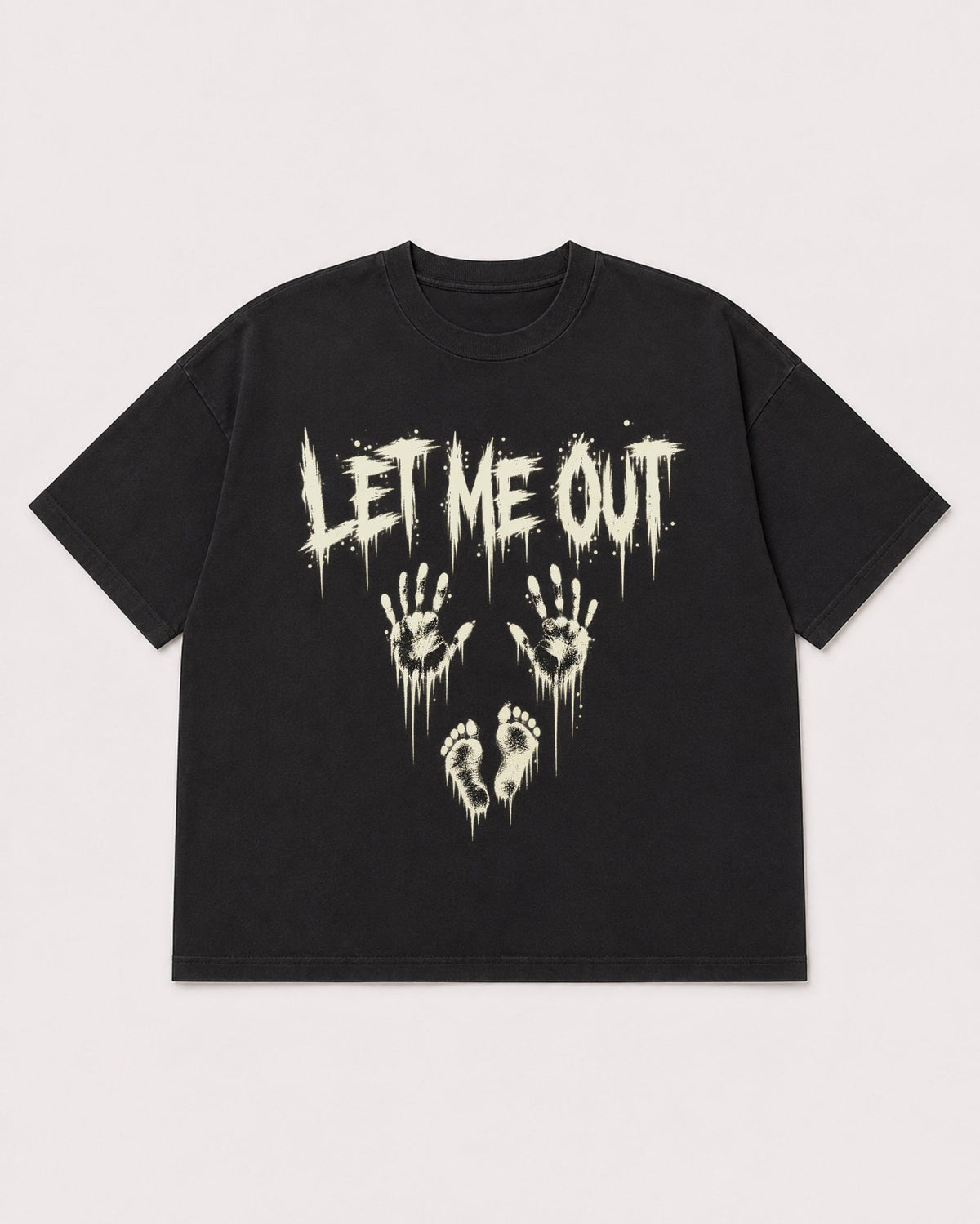 Mockup Boxy Heavyweight Tee Black product