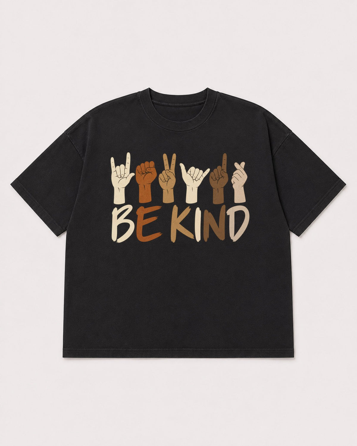 Mockup Boxy Heavyweight Tee Black product