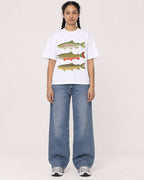 Mockup Boxy Heavyweight Tee White female full-body 50