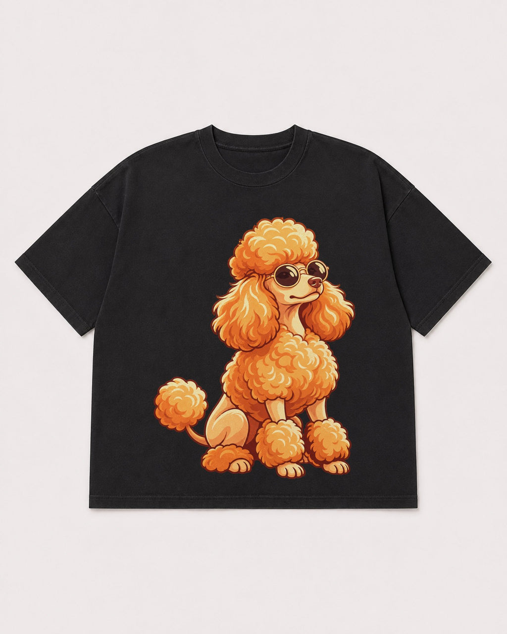 Mockup Boxy Heavyweight Tee Black product
