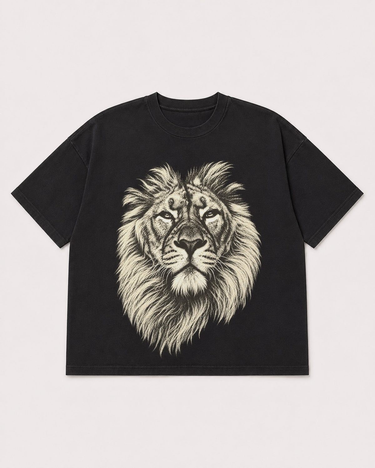 Mockup Boxy Heavyweight Tee Black product