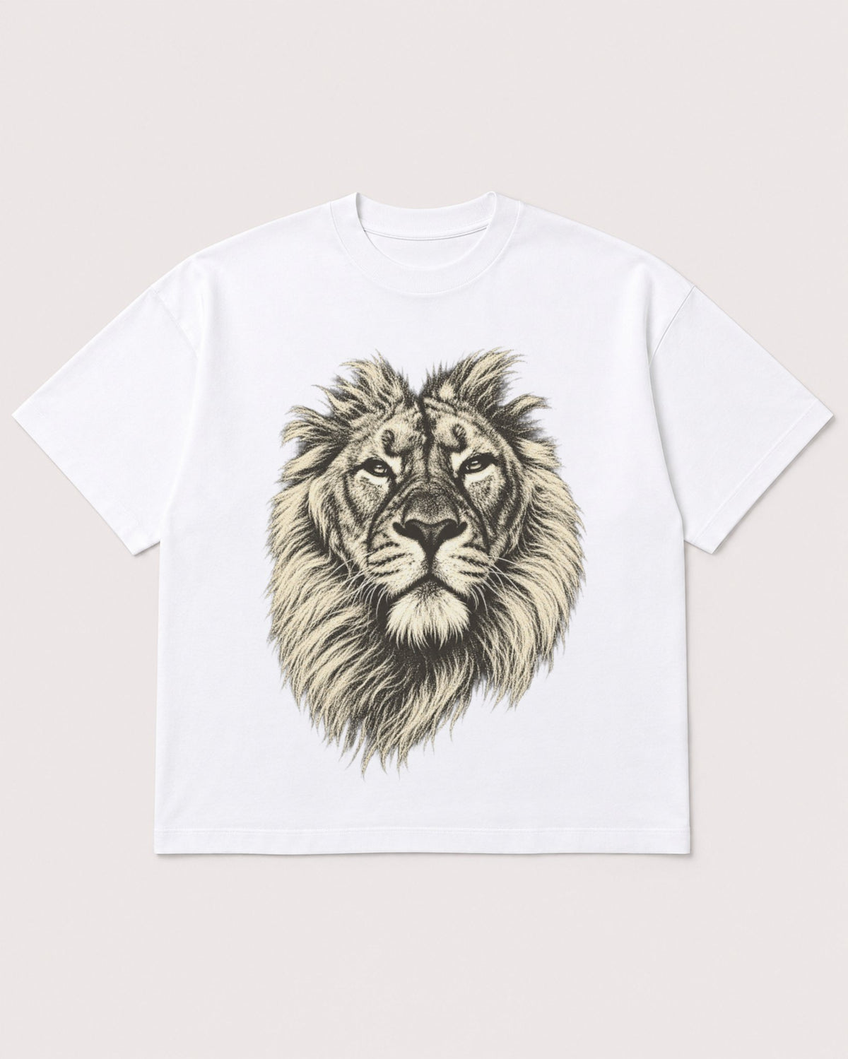 Mockup Boxy Heavyweight Tee White product