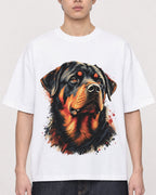 Mockup Boxy Heavyweight Tee White male close-up 01