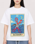 Mockup Boxy Heavyweight Tee White female close-up 01