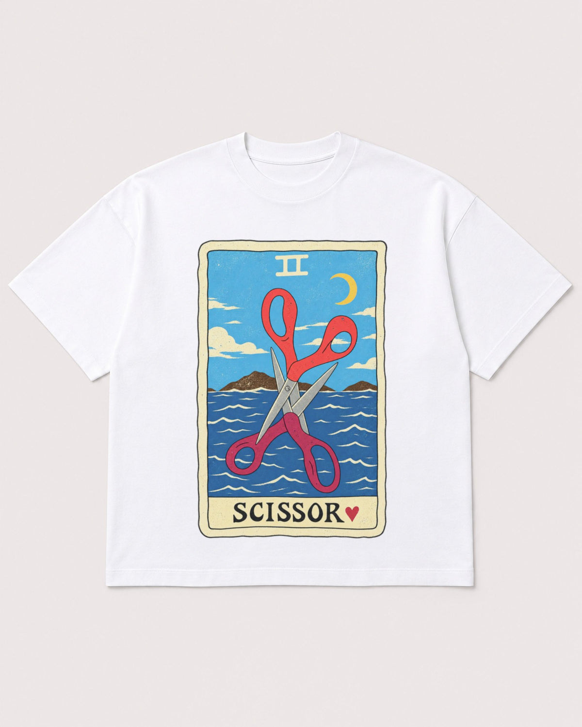 Mockup Boxy Heavyweight Tee White product