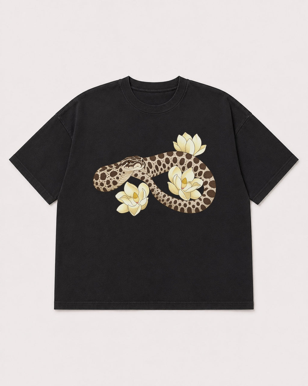 Mockup Boxy Heavyweight Tee Black product