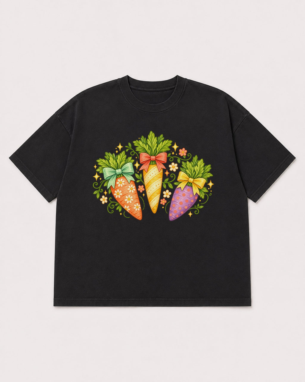 Mockup Boxy Heavyweight Tee Black product