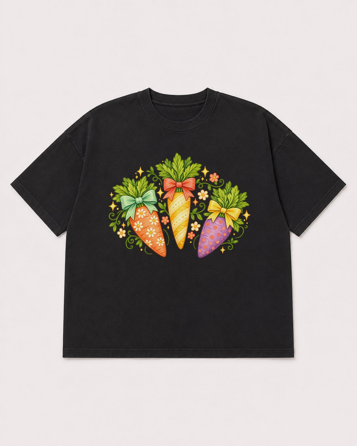 Mockup Boxy Heavyweight Tee Black product