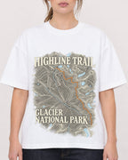 Mockup Boxy Heavyweight Tee White female close-up 29
