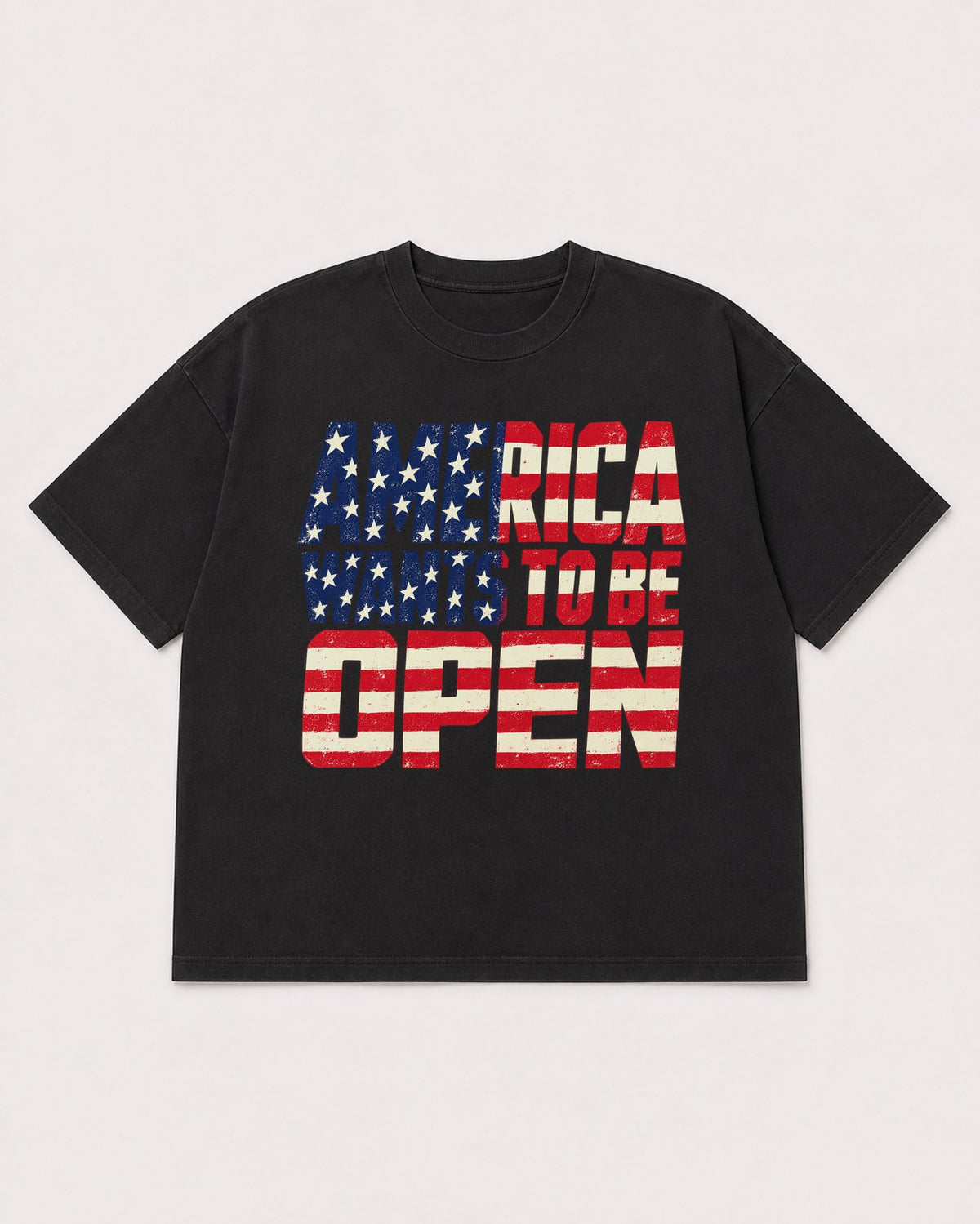 Mockup Boxy Heavyweight Tee Black product