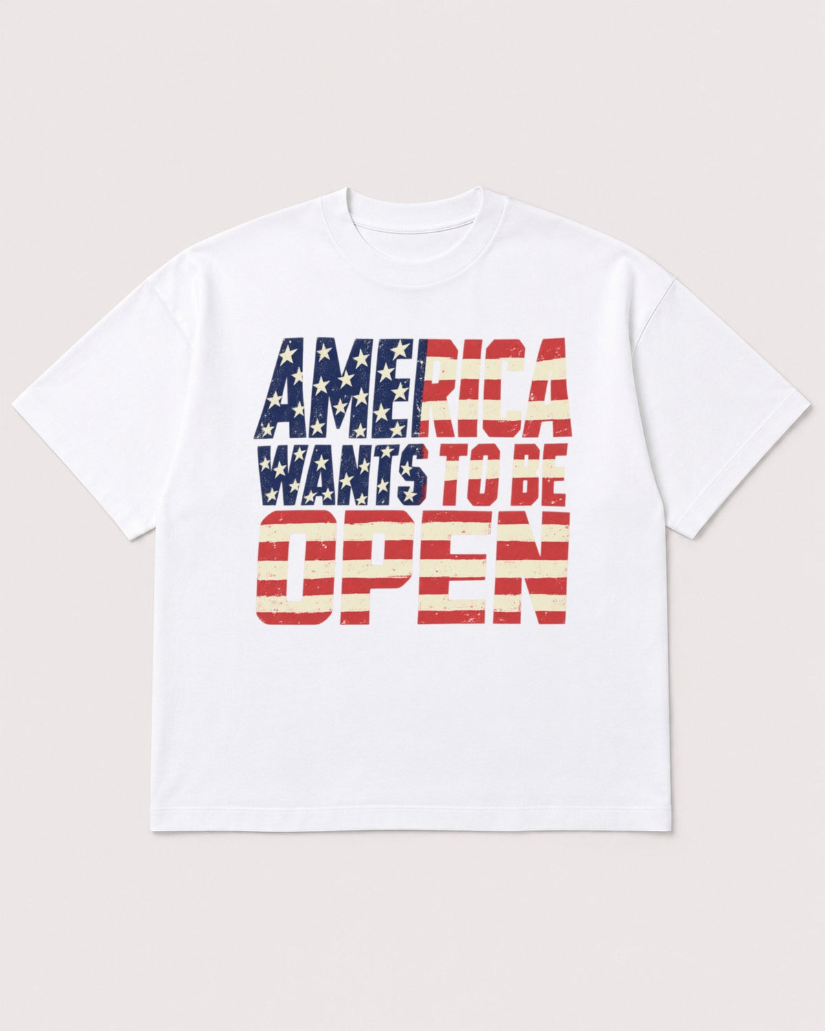 Mockup Boxy Heavyweight Tee White product