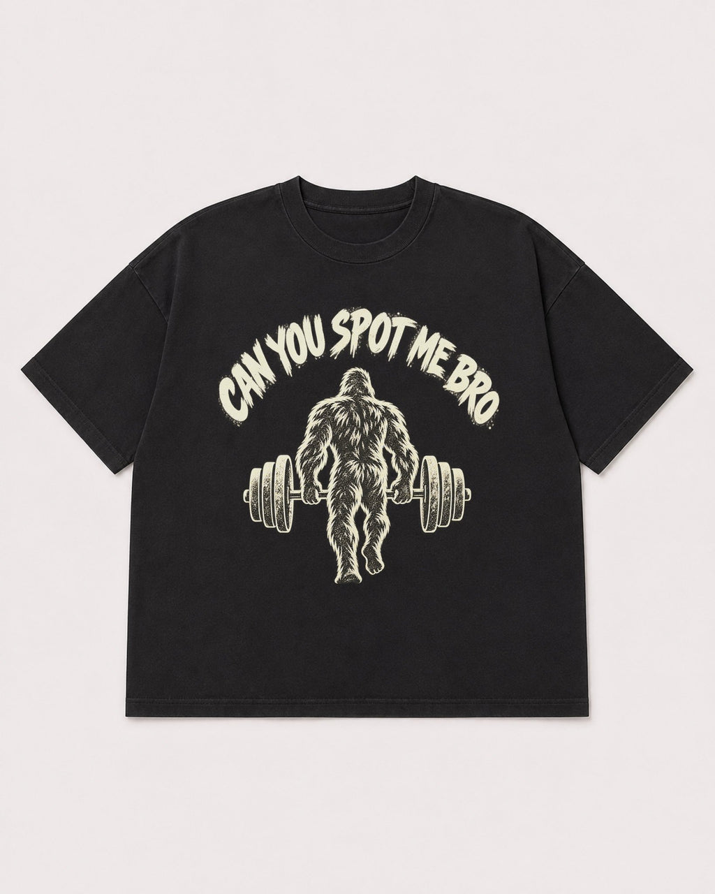 Mockup Boxy Heavyweight Tee Black product