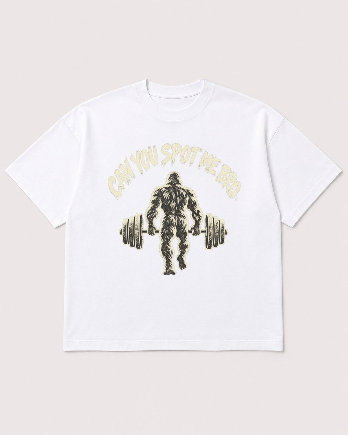 Mockup Boxy Heavyweight Tee White product