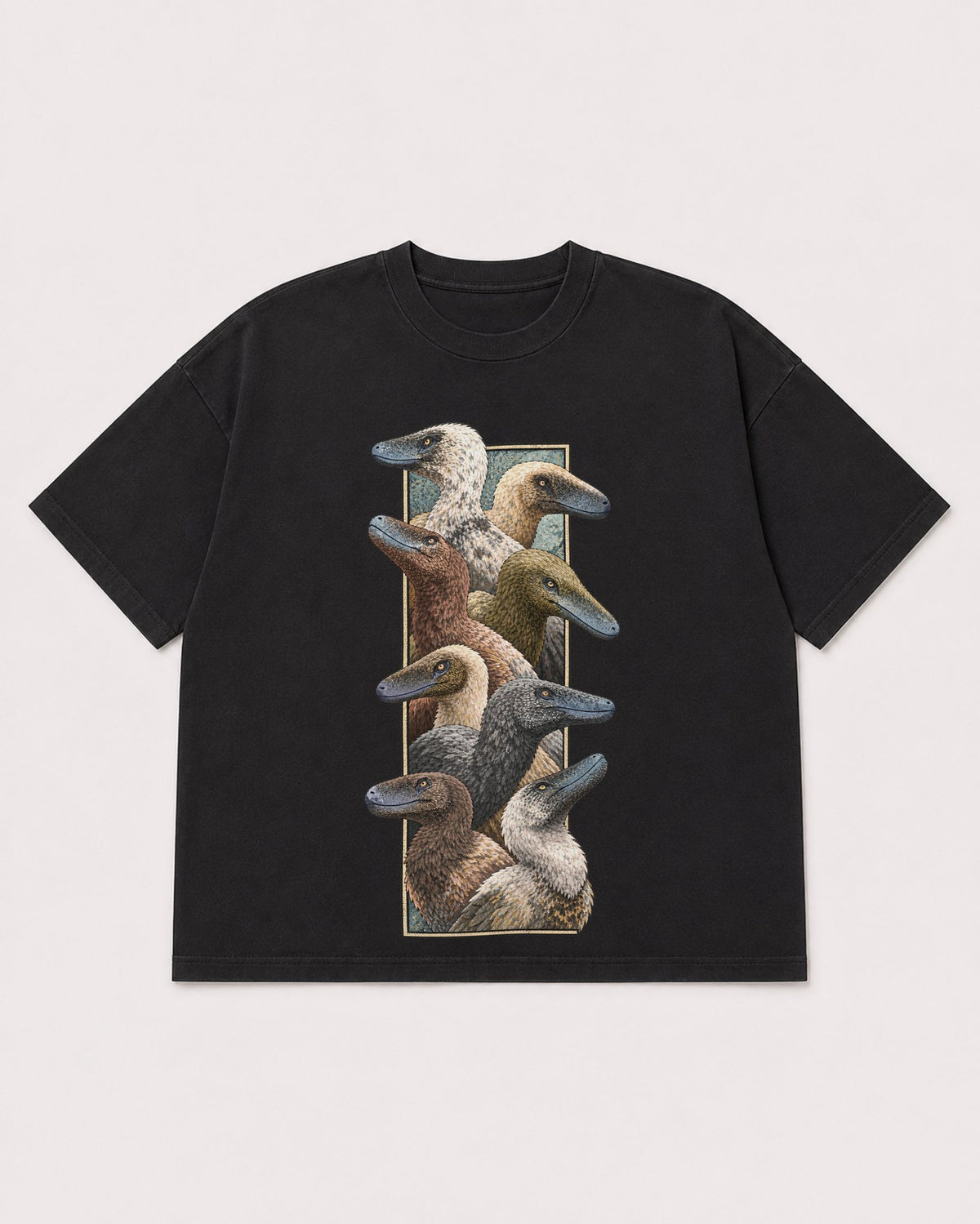 Mockup Boxy Heavyweight Tee Black product