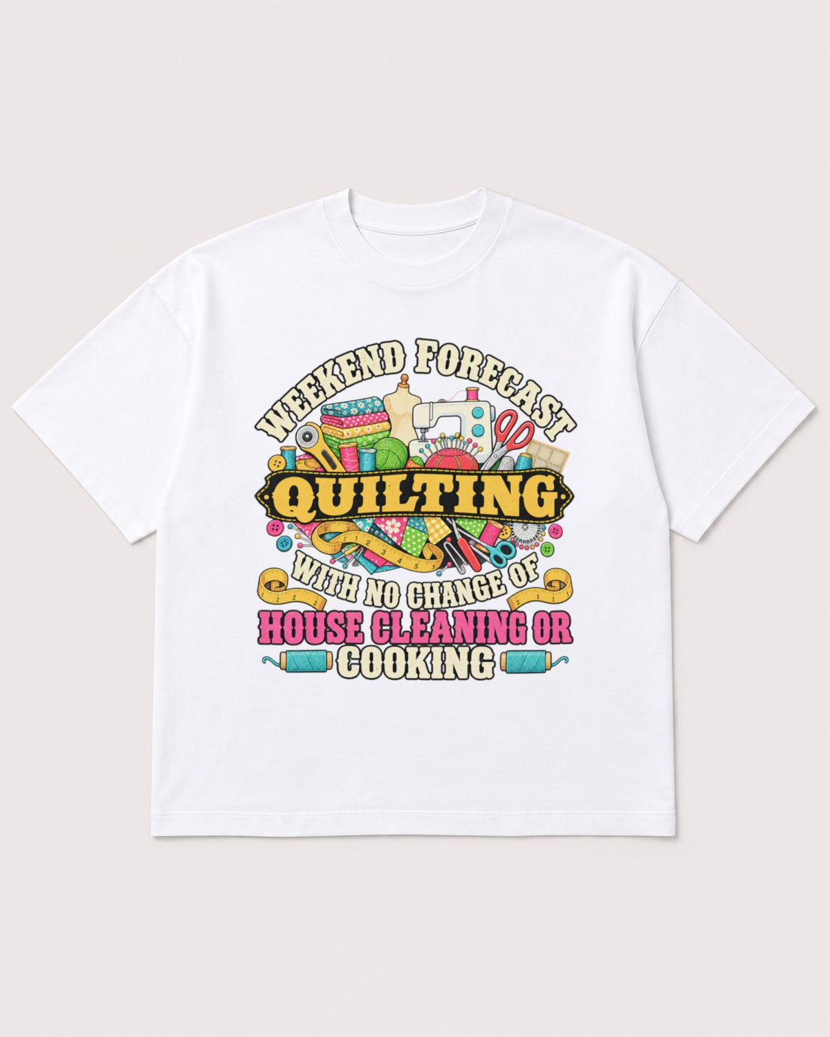 Mockup Boxy Heavyweight Tee White product