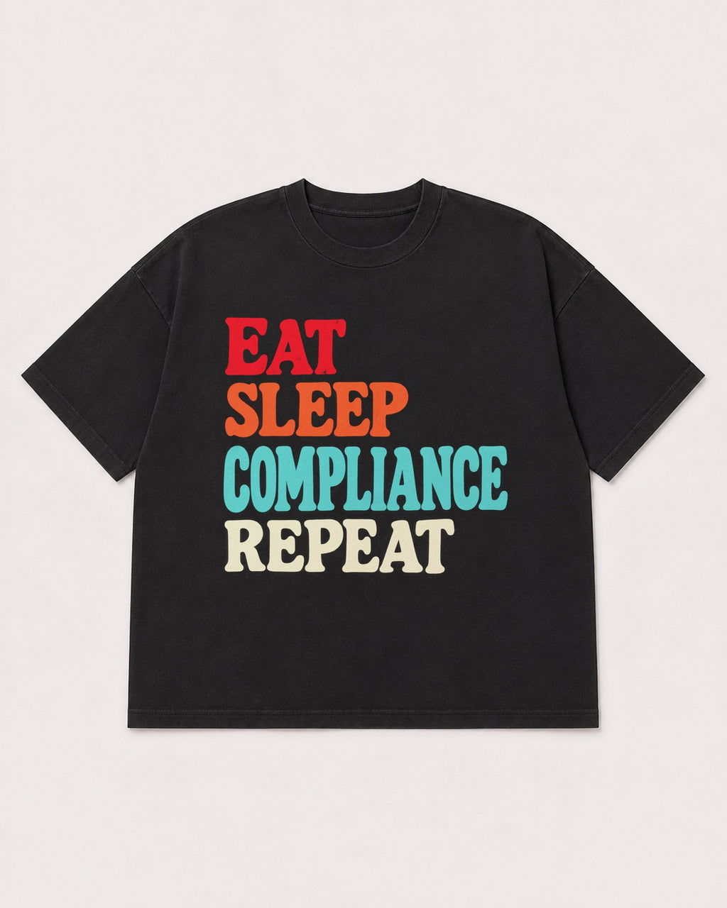 Mockup Boxy Heavyweight Tee Black product