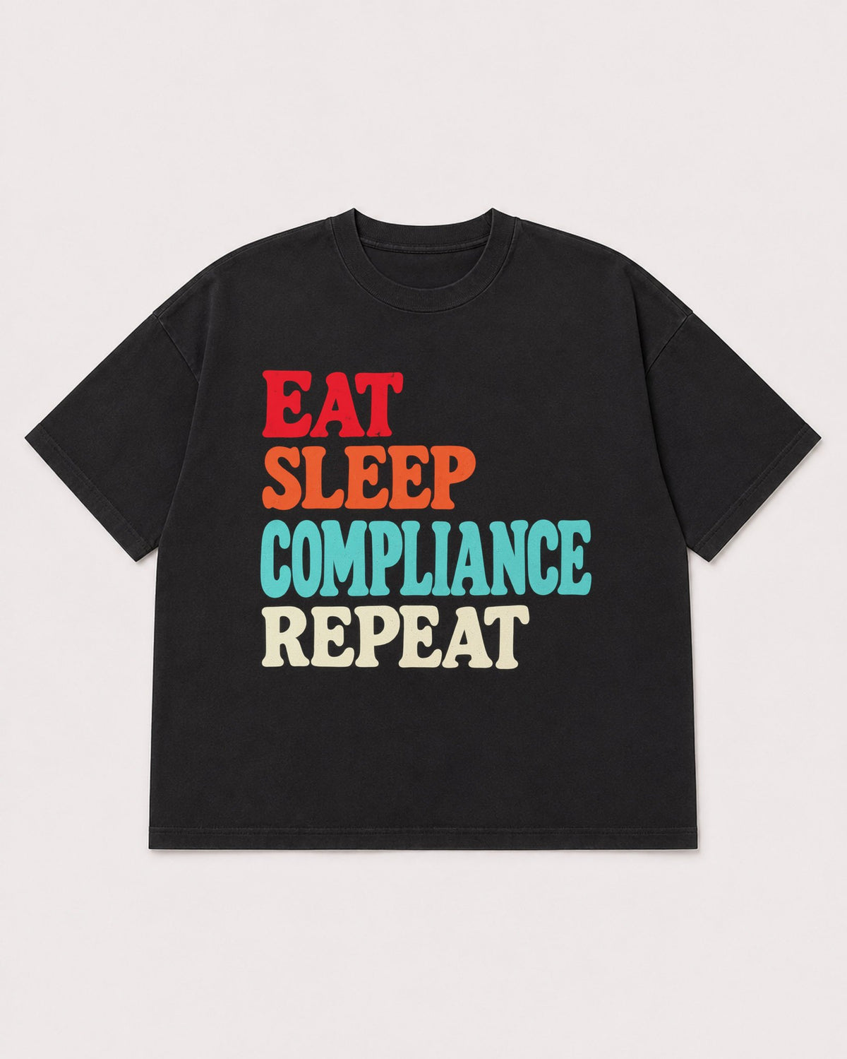 Mockup Boxy Heavyweight Tee Black product