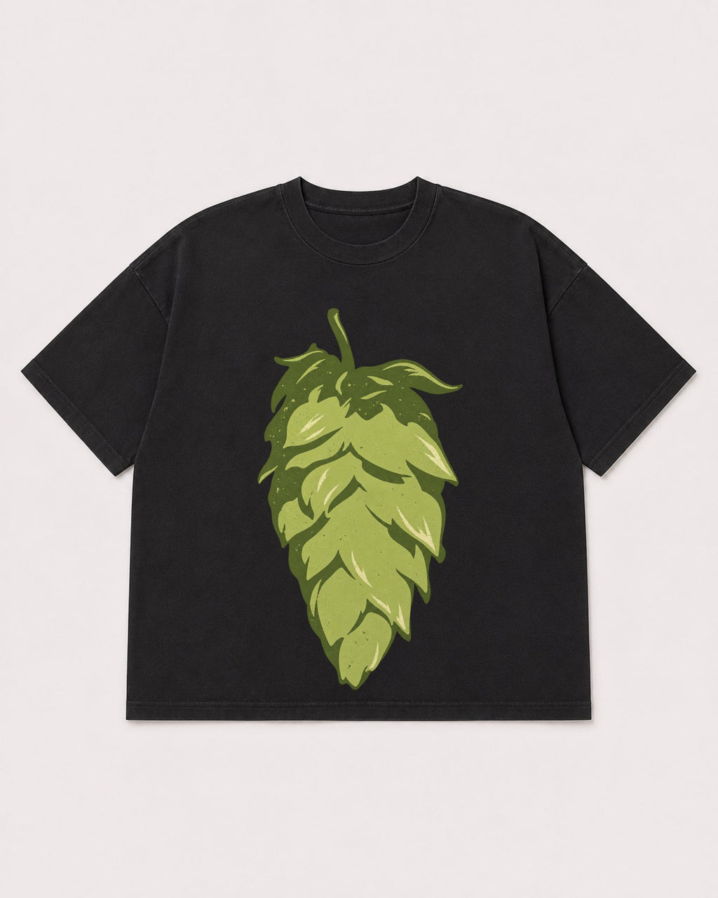 Mockup Boxy Heavyweight Tee Black product