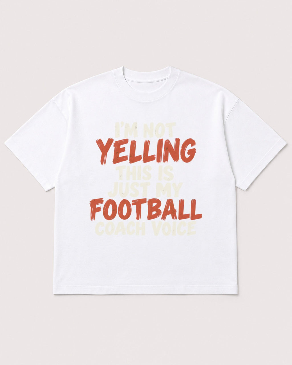 Mockup Boxy Heavyweight Tee White product