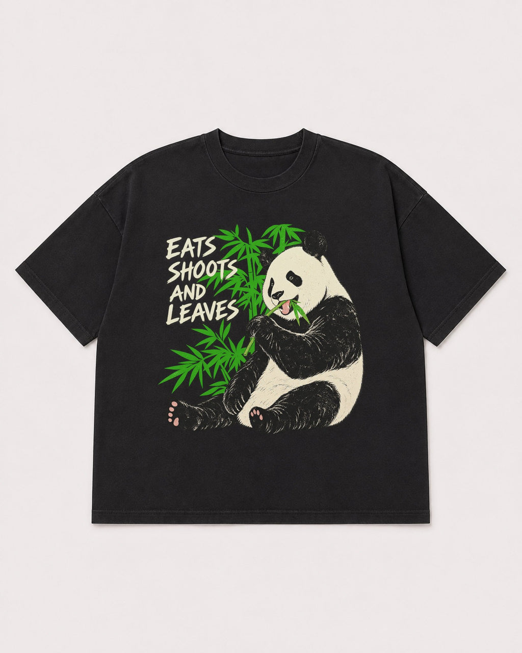 Mockup Boxy Heavyweight Tee Black product