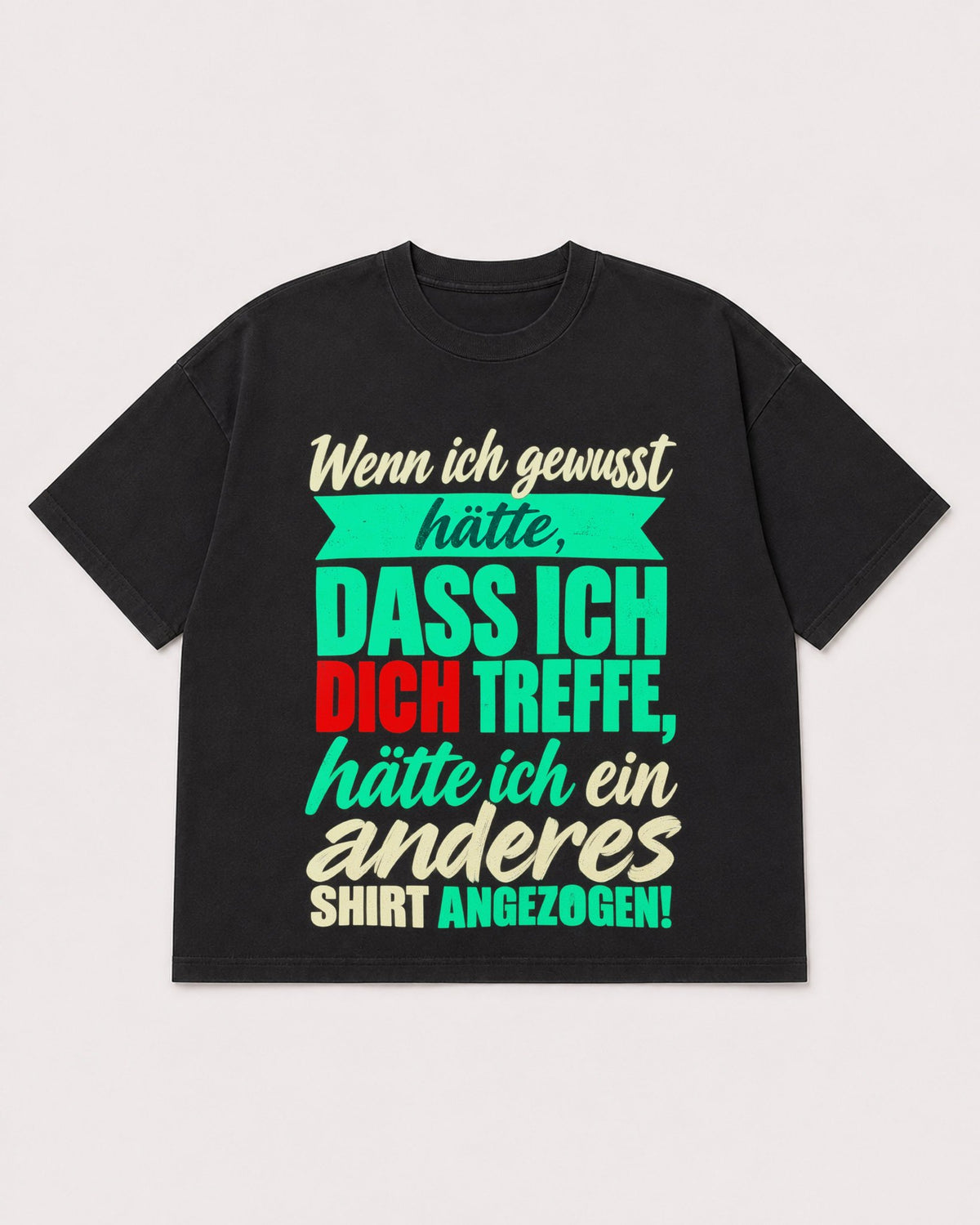 Mockup Boxy Heavyweight Tee Black product