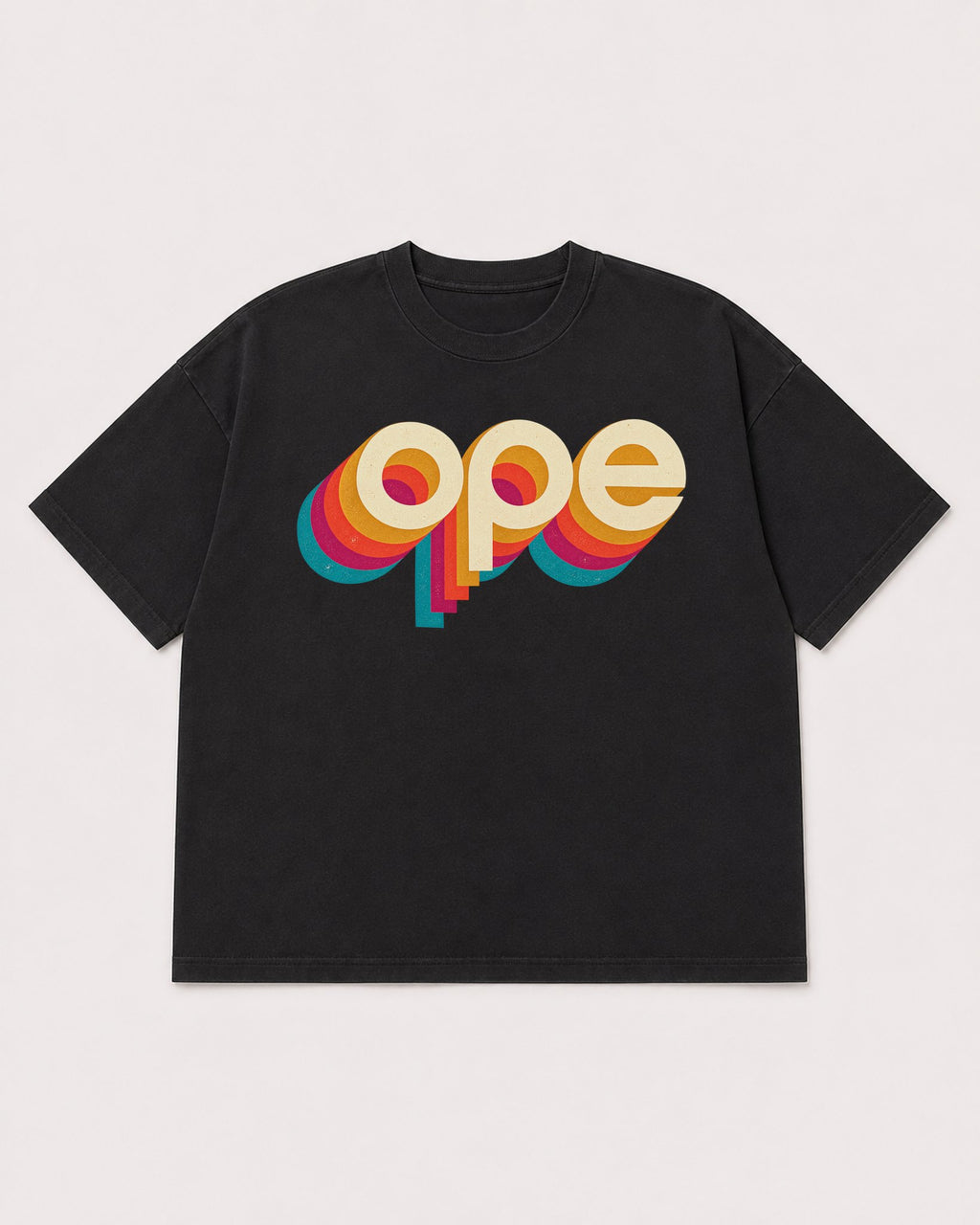 Mockup Boxy Heavyweight Tee Black product