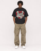Mockup Boxy Heavyweight Tee Black male full-body 04