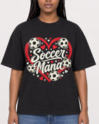 Mockup Boxy Heavyweight Tee Black female close-up 04